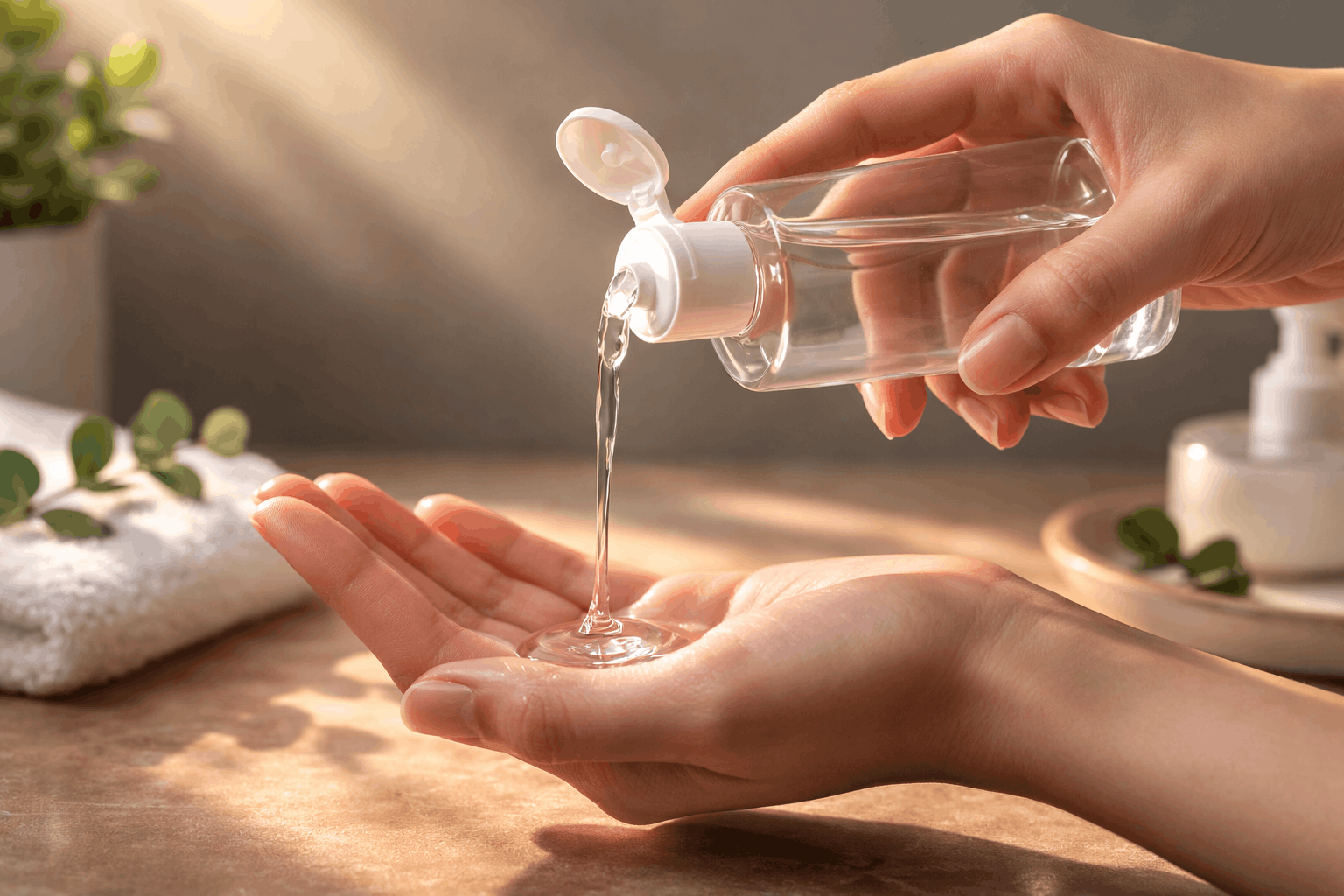 100ml Empty PET Bottle — Round Transparent Travel Bottle (Flip-Top Cap) - View 3